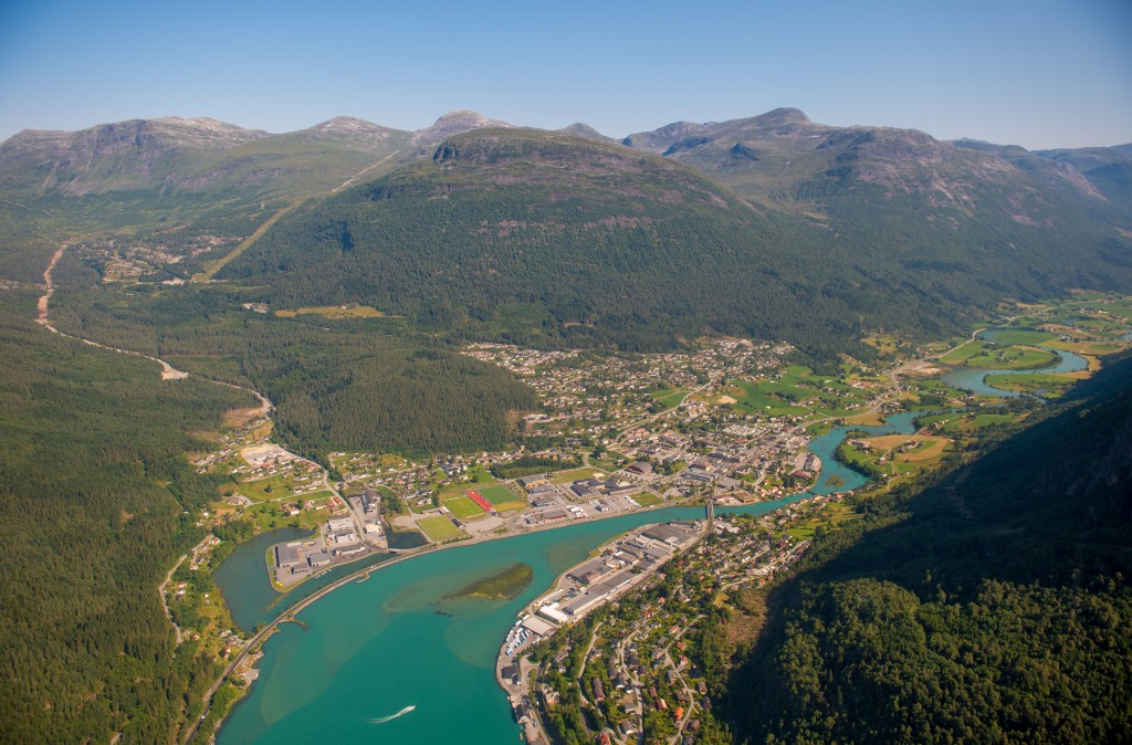 Spectacular sights in the Norwegian Fjords - here from Skaala sogn.