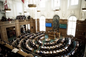 The Danish Parliament -Folketinget -resides at Christiansborg castle. Picture: Anders Hviid/Folketinget