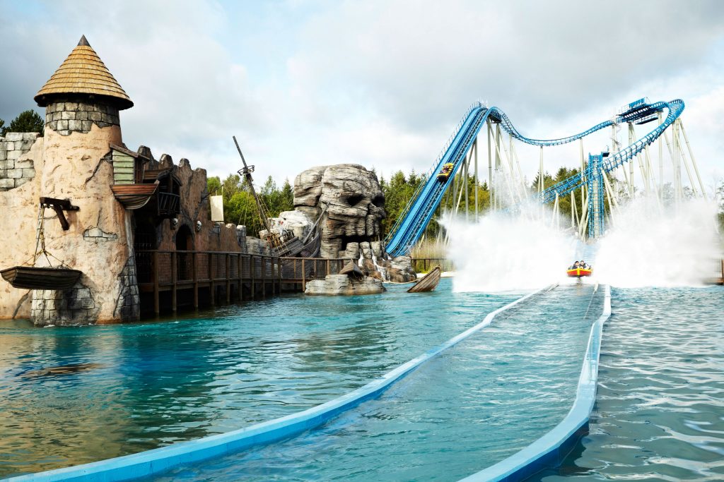 Treasure Island is Northern Europe's largest water coaster.