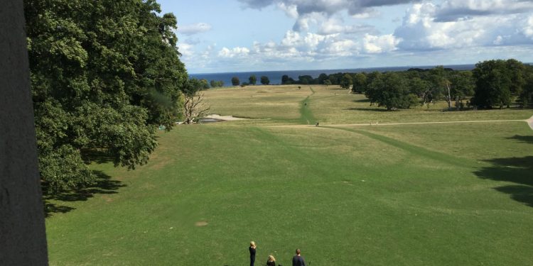 The views out across Øresund are spectacular. Picture: Bente D. Knudsen